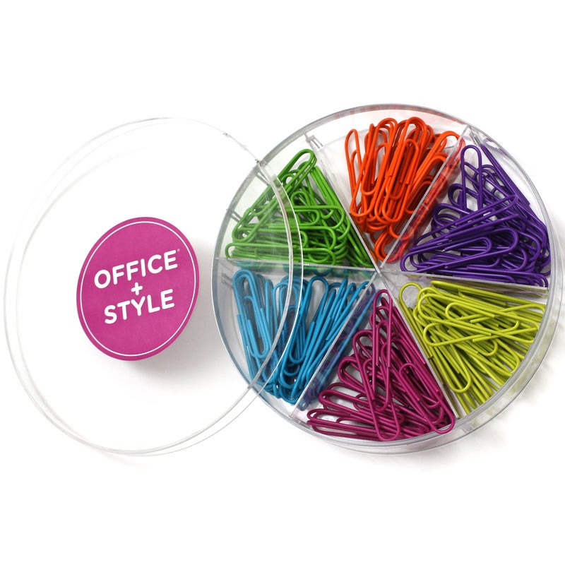 Office Style Large Colored Paper Clips, Mixed (OS-LARGEPC) - Image 2